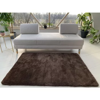 Vajpuha shaggy sebano Barna (Brown) 120x170cm