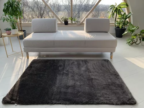 Vajpuha shaggy sebano Sötétszürke (Dark grey) 120x170cm