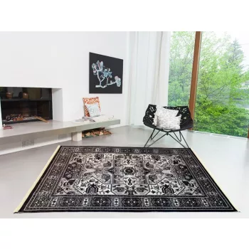 Velvet 962 fekete szőnyeg 120x170cm