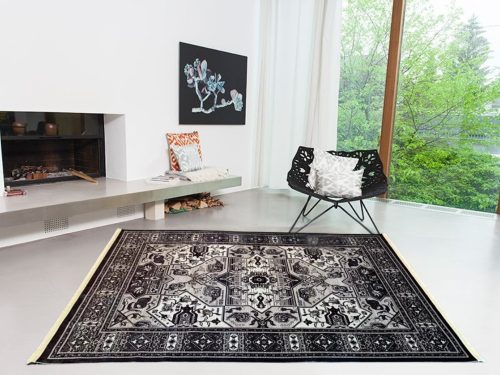 Velvet 962 fekete szőnyeg 80x150cm